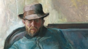 Hans Jæger, Anarchist und Befürworter der Freien Liebe, 1889 von Munch porträtiert (Ausschnitt).