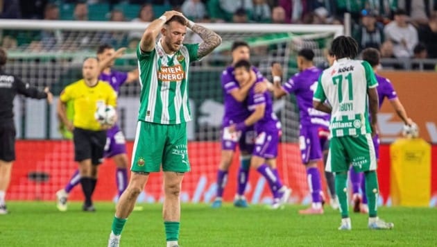 Im September jubelte Violett mit 3:1 in Hütteldorf – damit begann Rapids rasanter Abstieg.