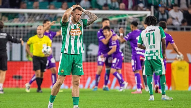 Im September jubelte Violett mit 3:1 in Hütteldorf – damit begann Rapids rasanter Abstieg.