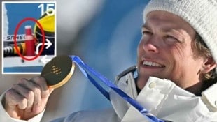 Hoesflot Kläbo zeigt stolz seine Goldmedaille – das schmeckt nicht allen.