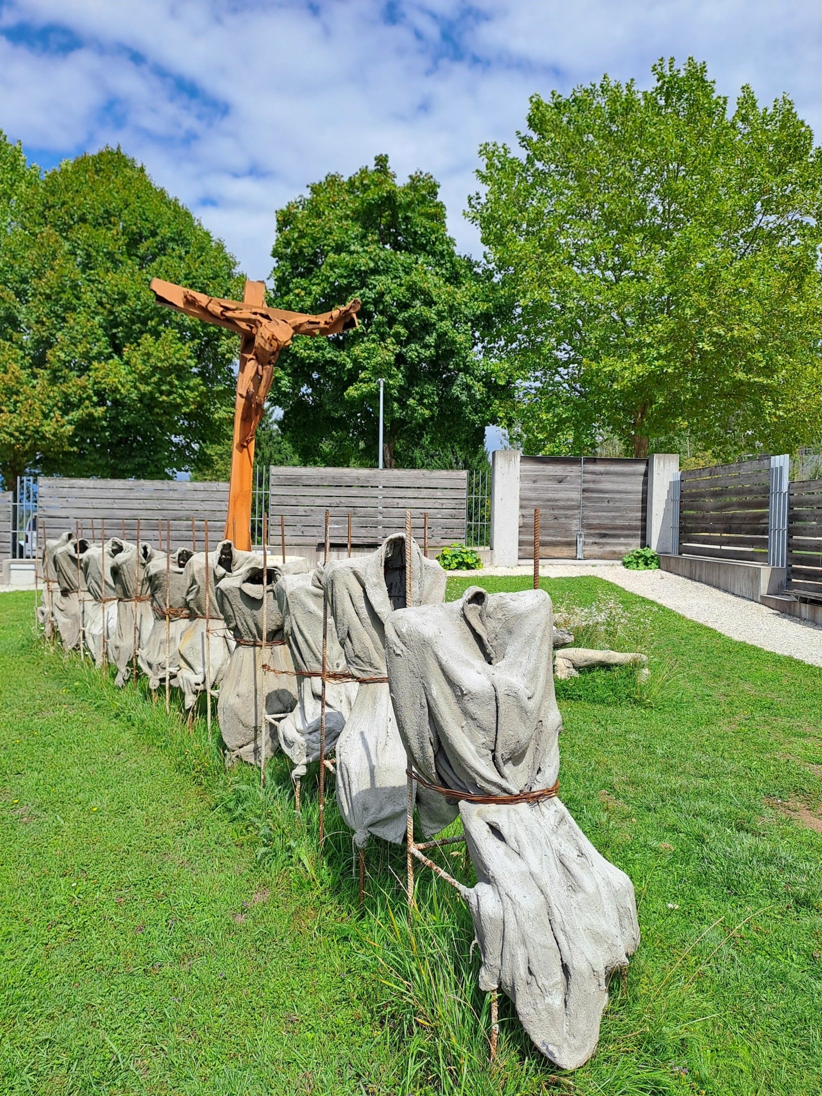 Profunser-Werk in Bleiburg im Skulpturengarten beim Werner Berg-Museum.