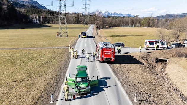 Die Unfallstelle im Überblick.