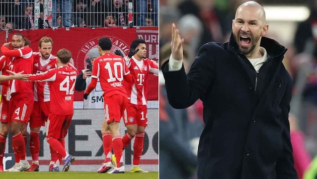 Byern (li.) jubelte bei Bremen, Christian Ilzer daheim gegen Freiburg.