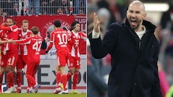 Byern (li.) jubelte bei Bremen, Christian Ilzer daheim gegen Freiburg.