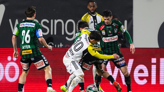 Das Oberösterreich-Derby zwischen Ried und dem LASK bot viel Dramatik.