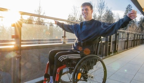 Dominic Haselwanter ist bereit, zurück in ein halbwegs „normales“ Leben zu kommen.