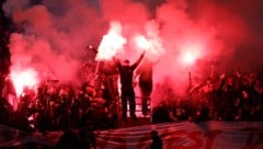 Die Fans von Olympique Marseille sorgten für Chaos.
