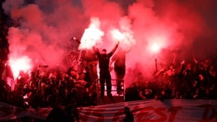 Die Fans von Olympique Marseille sorgten für Chaos.