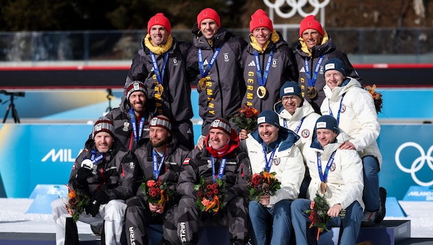 Die österreichischen Biathleten haben viele Jahre nach Auffliegen des russischen ...