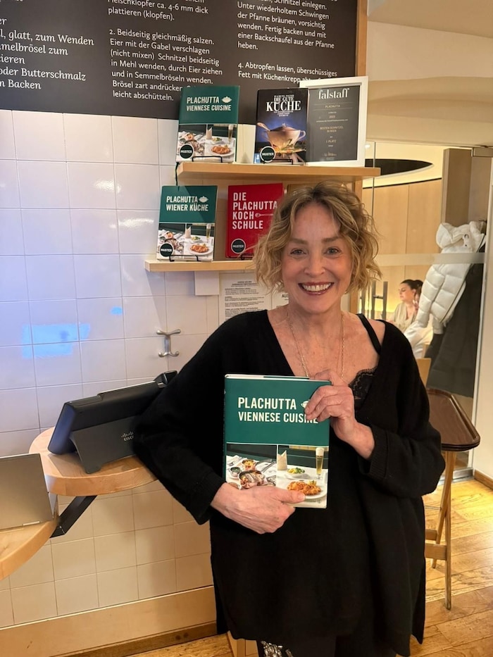 Sie tafelte beim Plachutta im Gasthaus zur Oper und war sichtlich begeistert.