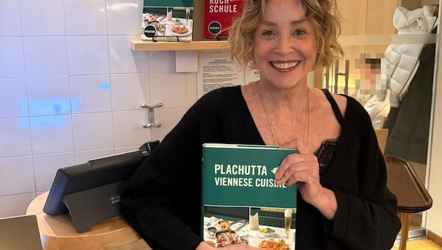 Sie tafelte beim Plachutta statt beim Lafer: Sharon Stone ist Fan der Wiener Küche.