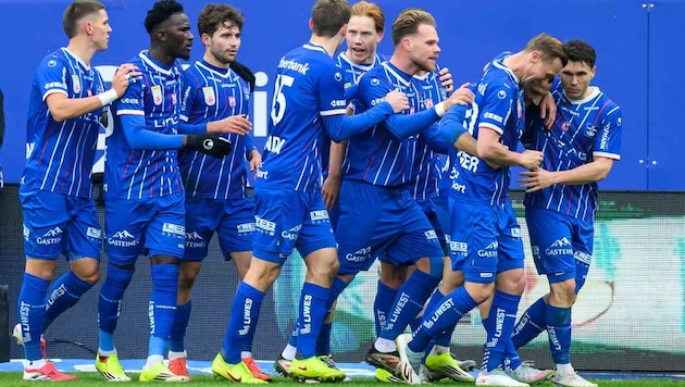 Blau-Weiß hat endlich wieder Grund zum Jubeln.