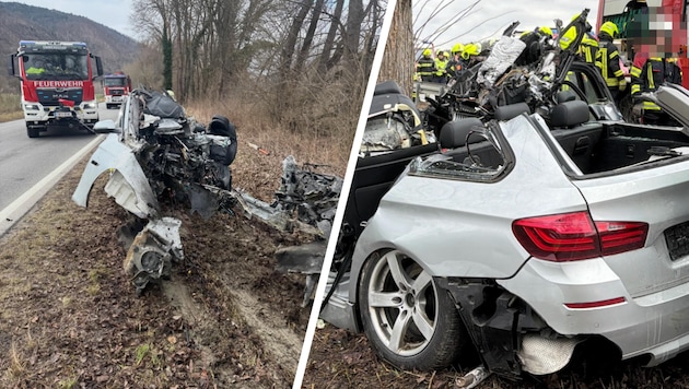 The 18-year-old driver had an accident on Sunday morning when he veered off the road and crashed ...