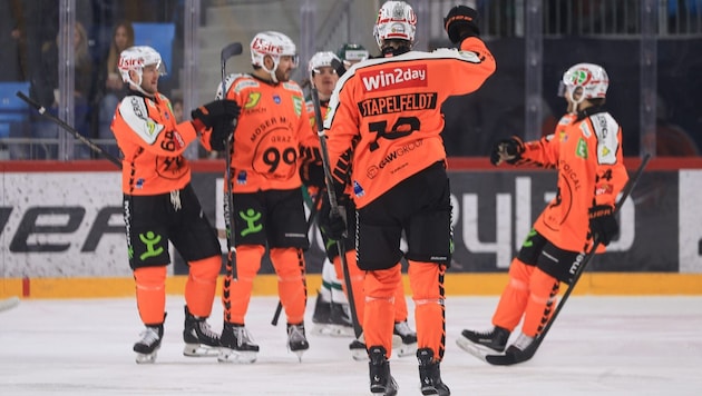 Die Grazer durften acht Tore bejubeln