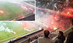 Raketen aus dem Rapid-Sektor – das könnte für den Klub ein Nachspiel haben.