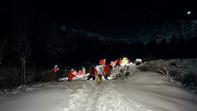 During a nighttime search operation, the two men were found dead.