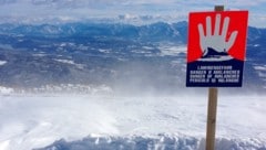 Die Lawinengefahr ist im Winter in den Bergen allgegenwärtig. 