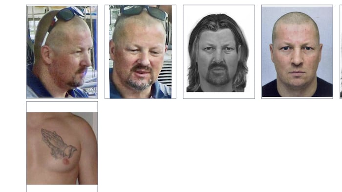 Mit diesen Fotos wird nach Martin Josef Schabel gefahndet.