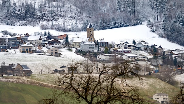 Der Ortsteil Batschuns der Gemeinde Zwischenwasser.