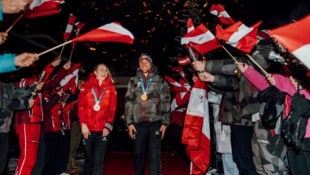 Sabine Payer und Benjamin Karl holten bei den Parallelboardern Edelmetall für Österreich.