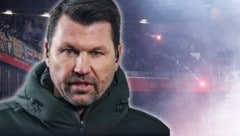 Rapid-Sportchef Markus Katzer äußerte sich zum Pyro-Eklat der grün-weißen Fans nach dem Wiener ...