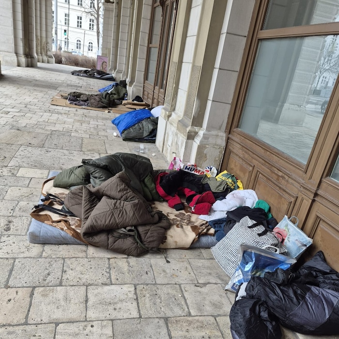 Leserreporter machten Bilder vor dem Rathaus.