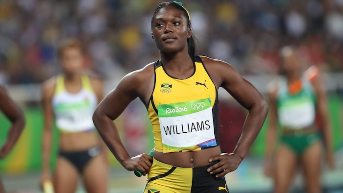 Christania Williams bei den Olympischen Spielen 2016.