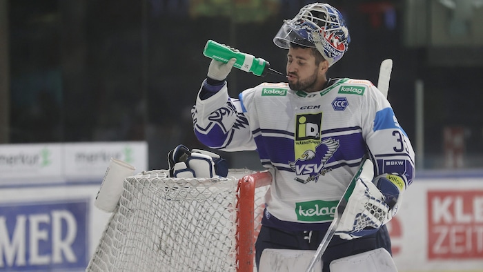 Für VSV-Goalie Joe Cannata gab‘s vor allem in Budapest sehr viel Lob.