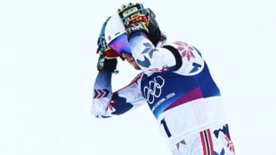 Atle Lie McGrath, der nach dem ersten Durchgang in Führung lag, schied im zweiten Durchgang des ...