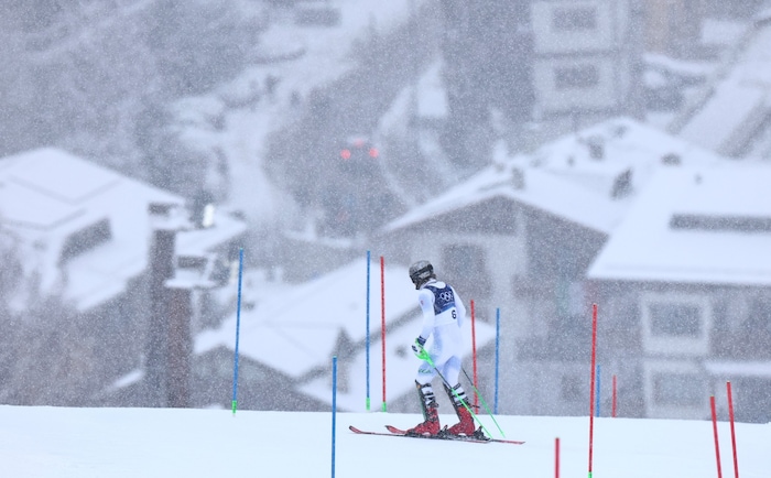 Für Lucas Pinheiro Braathen war früh Schluss.