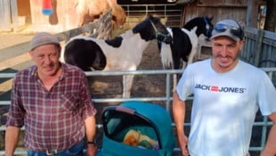 Wolfgang und Sohn Sebastian Gollenz