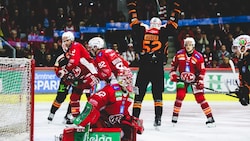 Die Rotjacken duellieren sich auf dem Eis und abseits davon mit den Graz 99ers.