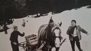 Als junger Bursche war Othmar Egger für den Nachschub auf der Schlickeralm zuständig.
