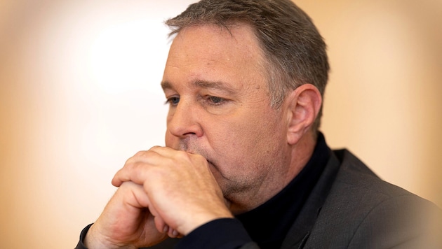 Ein nachdenklicher Vizekanzler Andreas Babler