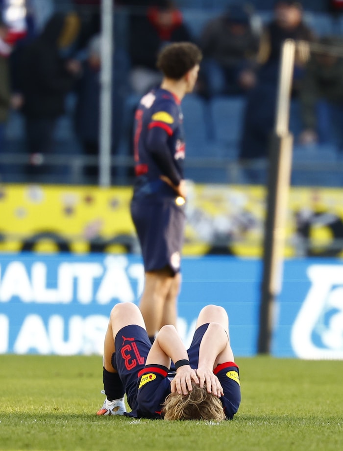 Die Bullen haderten mit dem Remis beim GAK.