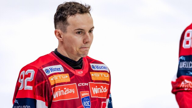 KAC-Kapitän Clemens Unterweger war wie alle seine Teamkollegen geschockt.