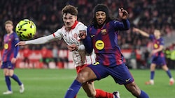 Einen gebrauchten Abend haben die Spieler des FC Barcelona beim Gastspiel in Girona gehabt …