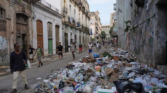 In der kubanischen Hauptstadt wird sehr viel Müll nicht mehr abgeholt.