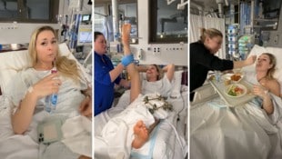 Lindsey Vonn gewährte ihren Fans auf Instagram einen Einblick in ihr einwöchiges Leben im ...