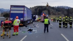Rettungshubschrauber Christophorus 17 brachte den Schwerverletzten ins Spital.