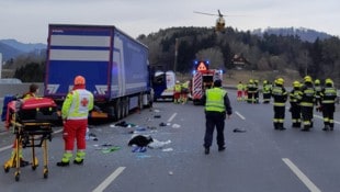 Rettungshubschrauber Christophorus 17 brachte den Schwerverletzten ins Spital.