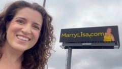 Mit ihren Plakaten hatte Lisa Erfolg – 4000 Männer meldeten sich, mit einem verbrachte sie ...