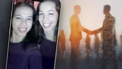 Stefanie und Melanie sind nicht verwandt, sehen sich aber zum Verwechseln ähnlich.