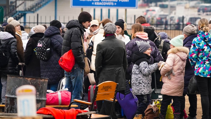 Ukrainische Flüchtlinge, die ohne Erlaubnis der Behörden geflohen sind, sollen keinen ...