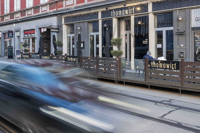 Der Thomawirt war als Gasthaus und Bar bekannt.