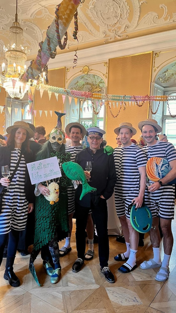 Die Grünen ließen sich von der Mur inspirieren.