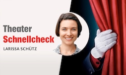 Larissa Schütz liefert für Besucher einen Theater-Schnellcheck.
