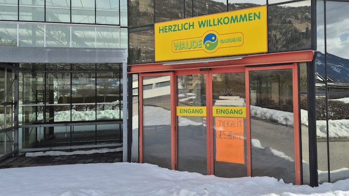 Das ehemalige Gartencenter ist komplett verlassen.