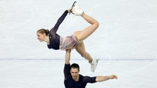 Minerva-Fabienne Hase eroberte zusammen mit Nikita Volodin die Bronzemedaille.