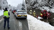 Die Landesstraße wurde aufgrund des Unfalls zwischenzeitlich komplett gesperrt.